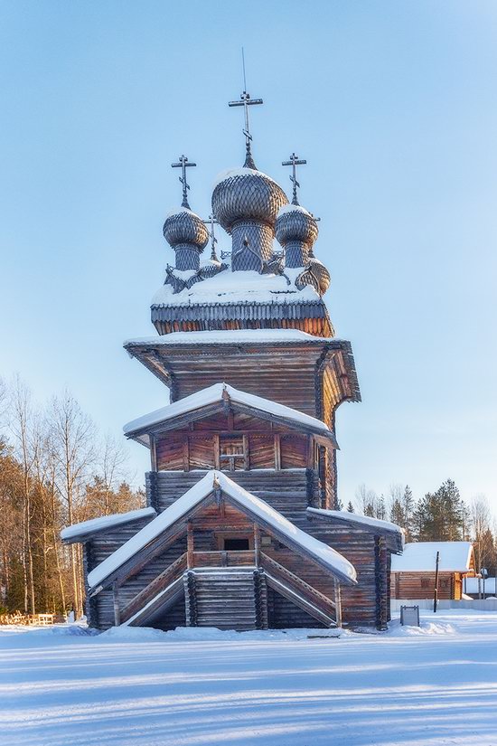 Winter in the Museum of the Russian North Malye Korely, Astrakhan Oblast, Russia, photo 2