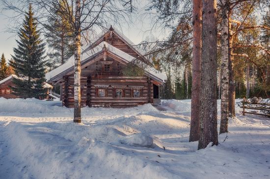 Winter in the Museum of the Russian North Malye Korely, Astrakhan Oblast, Russia, photo 8