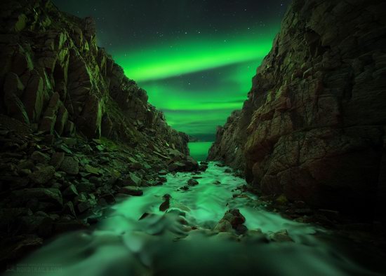 Northern Lights in Teriberka, Murmansk Oblast, Russia, photo 2
