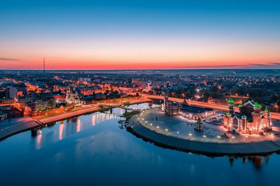 The center of Yoshkar-Ola, Russia from above, photo 12