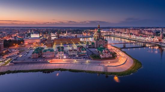 The center of Yoshkar-Ola, Russia from above, photo 14