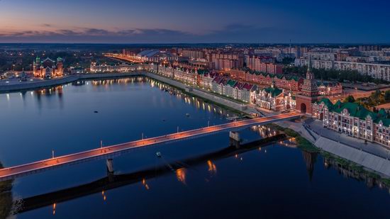 The center of Yoshkar-Ola, Russia from above, photo 15