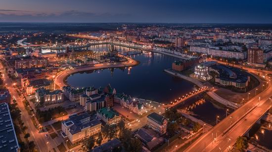 The center of Yoshkar-Ola, Russia from above, photo 16