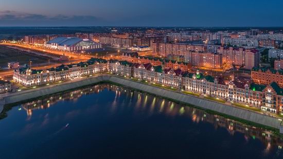 The center of Yoshkar-Ola, Russia from above, photo 17