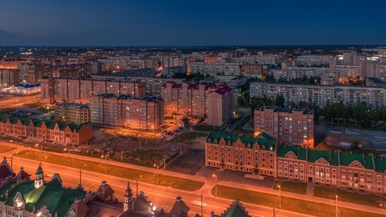 The center of Yoshkar-Ola, Russia from above, photo 18