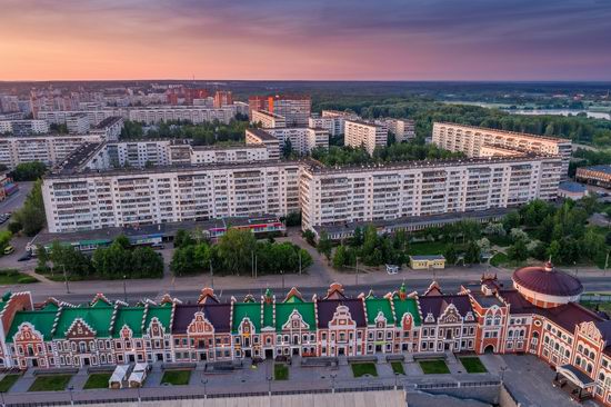 The center of Yoshkar-Ola, Russia from above, photo 19