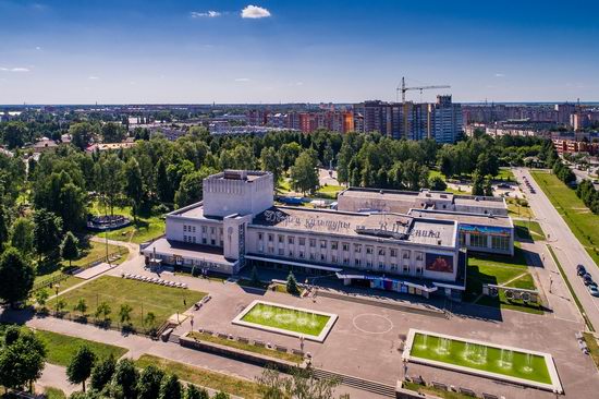 The center of Yoshkar-Ola, Russia from above, photo 2