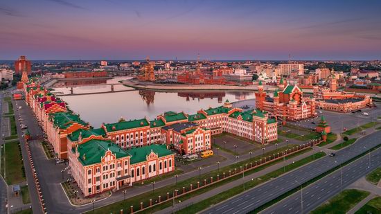 The center of Yoshkar-Ola, Russia from above, photo 20