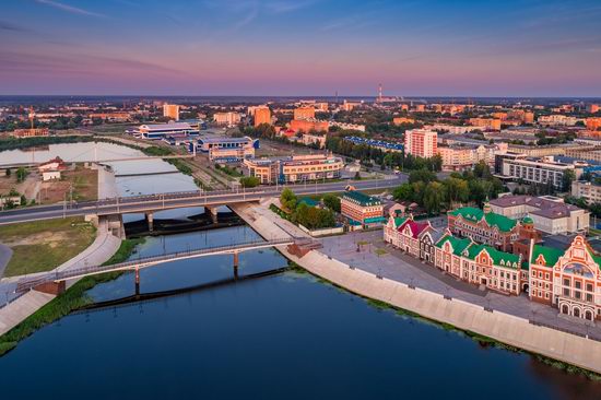 The center of Yoshkar-Ola, Russia from above, photo 21