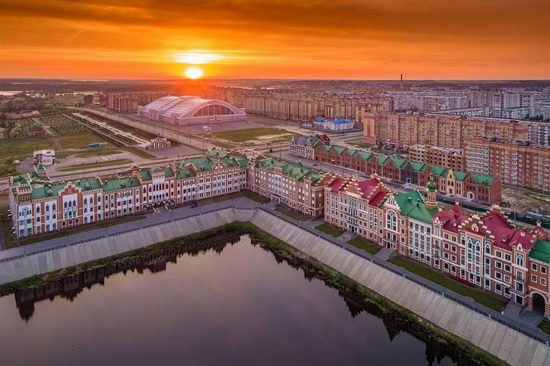 The center of Yoshkar-Ola, Russia from above, photo 23