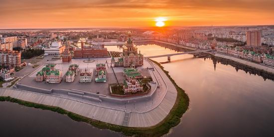 The center of Yoshkar-Ola, Russia from above, photo 24