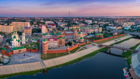 The center of Yoshkar-Ola, Russia from above, photo 25