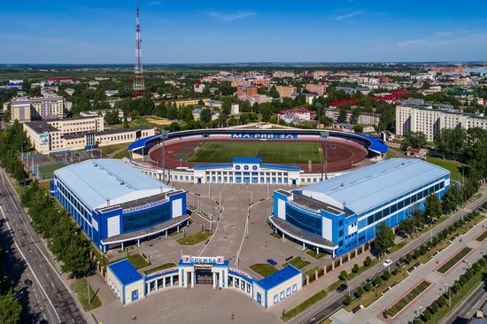 The center of Yoshkar-Ola, Russia from above, photo 3