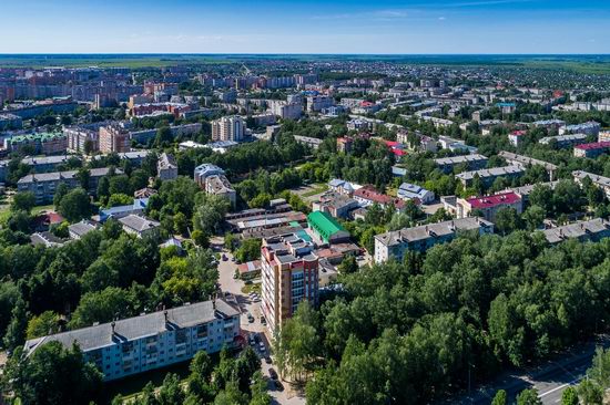 The center of Yoshkar-Ola, Russia from above, photo 7