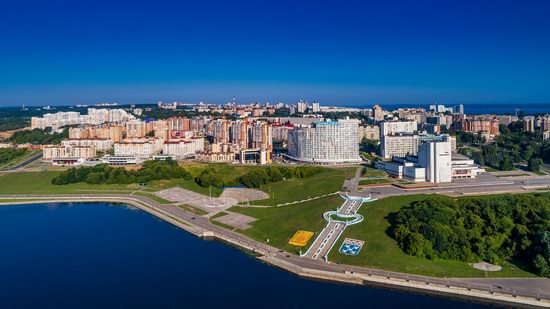 Cheboksary, Russia from above, photo 10