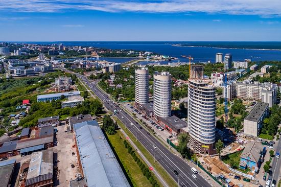 Cheboksary, Russia from above, photo 15