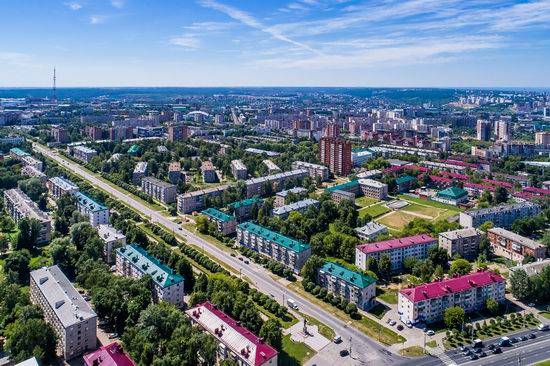 Cheboksary, Russia from above, photo 17