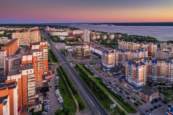 Cheboksary, Russia from above, photo 3