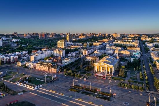 Cheboksary, Russia from above, photo 5