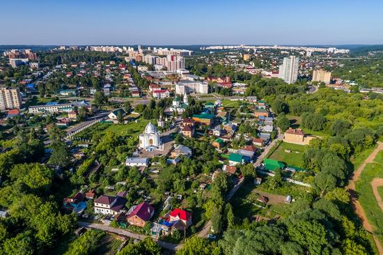 Cheboksary, Russia from above, photo 7