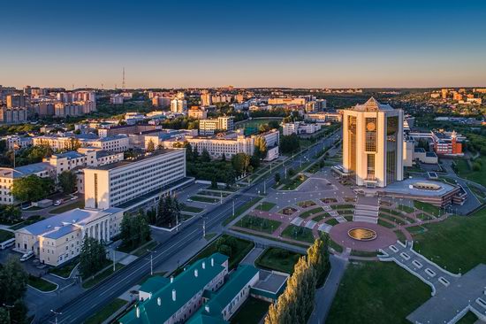 Cheboksary, Russia from above, photo 9