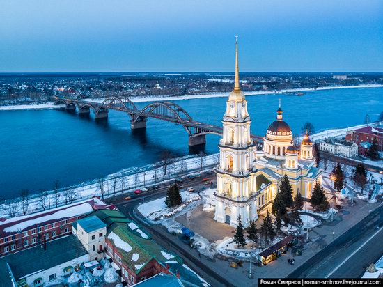 Rybinsk, Russia from above, photo 11