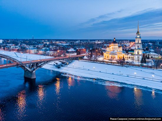 Rybinsk, Russia from above, photo 13