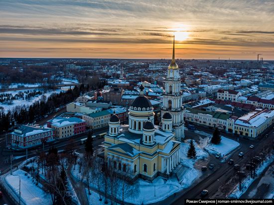 Rybinsk, Russia from above, photo 4