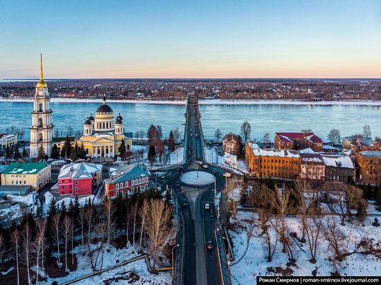 Rybinsk, Russia from above, photo 5