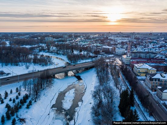 Rybinsk, Russia from above, photo 7