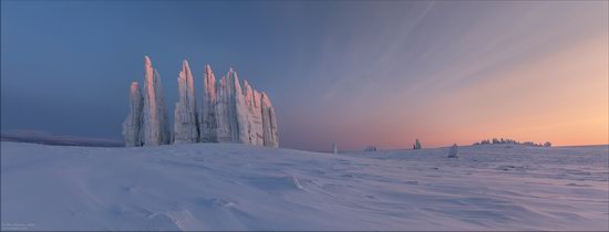 Snow Covered Stone Pillars of Ulakhan-Sis, Yakutia, Russia, photo 16