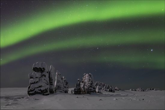 Snow Covered Stone Pillars of Ulakhan-Sis, Yakutia, Russia, photo 19