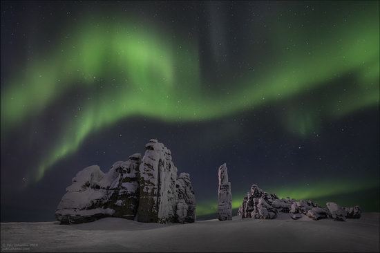 Snow Covered Stone Pillars of Ulakhan-Sis, Yakutia, Russia, photo 20