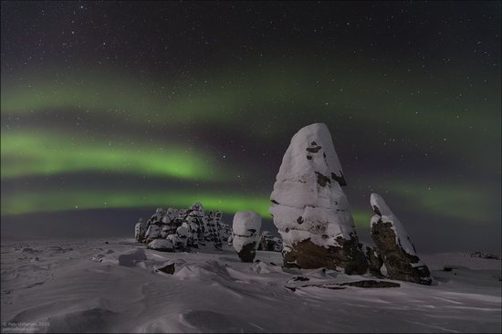 Snow Covered Stone Pillars of Ulakhan-Sis, Yakutia, Russia, photo 21