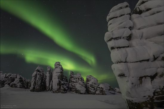 Snow Covered Stone Pillars of Ulakhan-Sis, Yakutia, Russia, photo 22