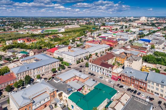 Syzran, Russia - the view from above, photo 10