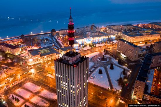 Arkhangelsk, Russia from above, photo 11