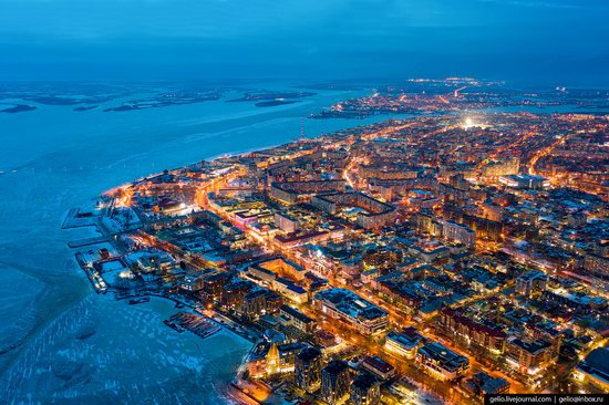 Arkhangelsk, Russia from above, photo 3