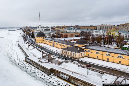 Arkhangelsk, Russia from above, photo 4