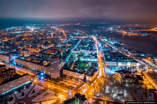 Arkhangelsk, Russia from above, photo 5