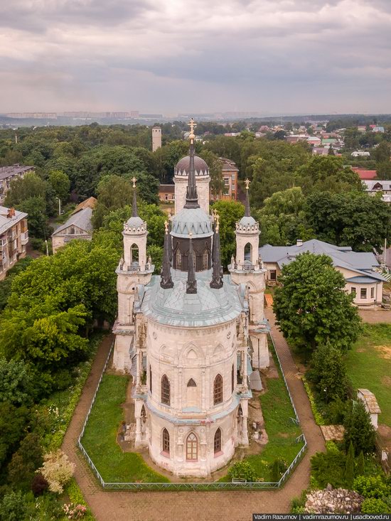 Pseudo-Gothic Vladimirskaya Church in the Bykovo Estate, Moscow Oblast, Russia, photo 3