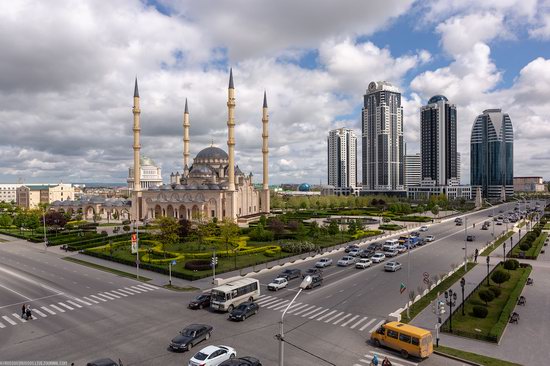 Mosque Heart of Chechnya in Grozny, Russia, photo 13