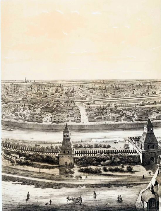 The Panorama of Moscow, Russia in 1847, picture 5