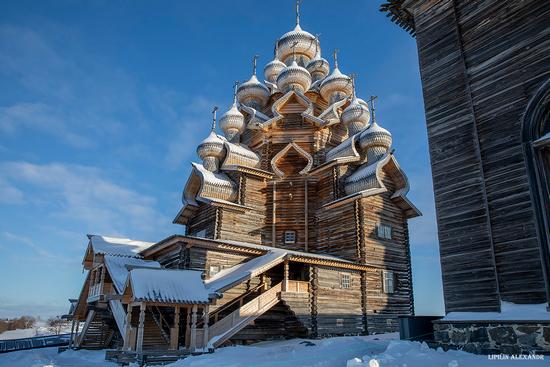 Snowy winter on Kizhi Island, Karelia, Russia, photo 10