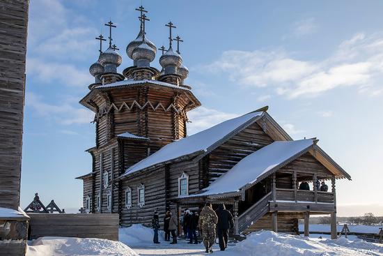 Snowy winter on Kizhi Island, Karelia, Russia, photo 11