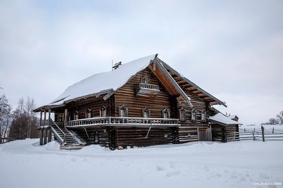 Snowy winter on Kizhi Island, Karelia, Russia, photo 4