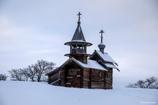 Snowy winter on Kizhi Island, Karelia, Russia, photo 5