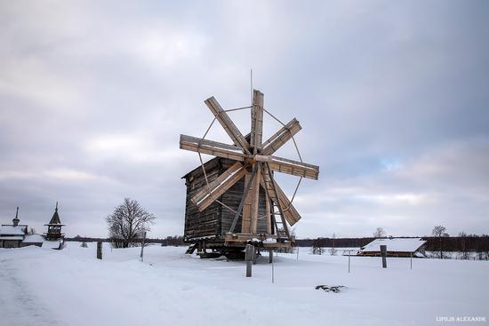 Snowy winter on Kizhi Island, Karelia, Russia, photo 7