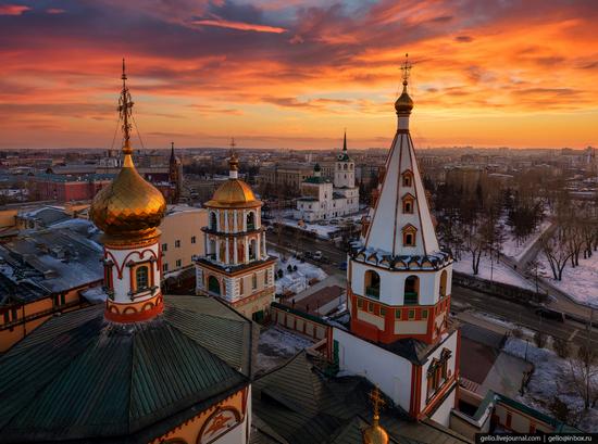 Irkutsk, Russia - the view from above, photo 1