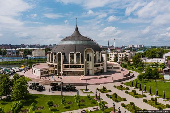 Tula city, Russia from above, photo 12